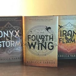 Fourth Wing Trilogy Hardback Books