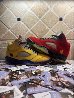-Jordan 5 “What The”  -Size 8.5M  -Rep box   -Barley used  -Icy bottoms ❄️ -Shipping available