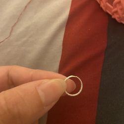 Real Silver Nose Ring And Nose Pin