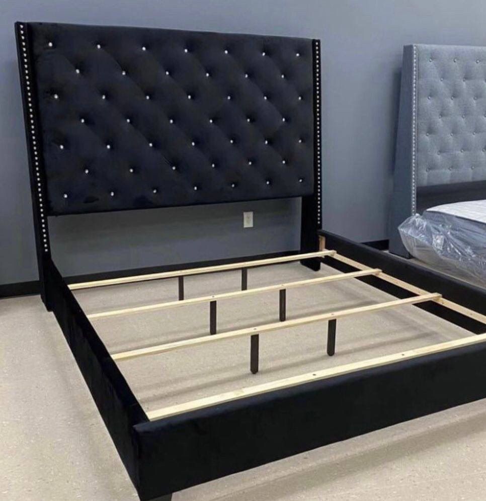 Black King Size Bed Frame