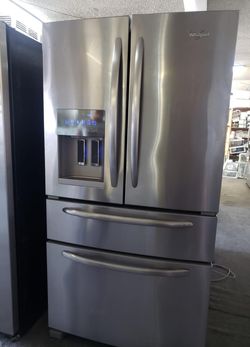 Whirlpool French Door Stainless Steel Refrigerator Fridge
