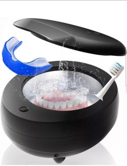 Ultrasonic Retainer Cleaner Denture Cleaning: Portable Sonic Dental Sus304