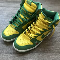 2022 Supreme x Nike Dunk High SB 'By Any Means - Brazil'