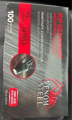Venom Steel Nitrile Disposable Gloves 100-Pack