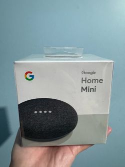 Google Home Mini (1st Generation) Smart Speaker with Google Assistant (Charcoal) - Brand New