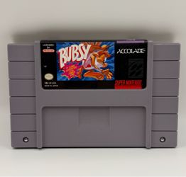 Bubsy in Encounters of the Furred Kind SNES Tested & Working Check Back Image