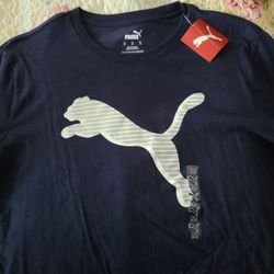 Puma  M men's Modern Sports Logo Tee Peacoat