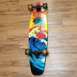 California Kryptonics 36" Longboard Skateboard Big Heat Wave 2013