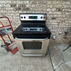 General Electric Stove Stainless Steel 