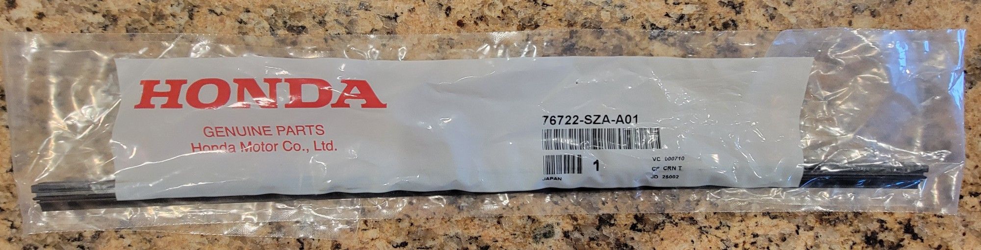 Honda 76722-SZA-A01 – Genuine Wiper Blade Rubber Insert