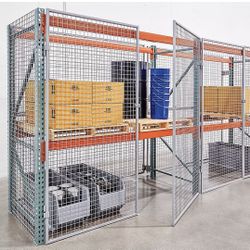 Uline Pallet Rack Enclosure Complete New  Warehouse Shelving Shelves 