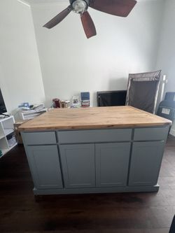 Kitchen island Office table 65in x 42in x 38.5in