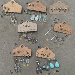 Boho & Turquoise-Inspired Earring Sets – Mix & Match!