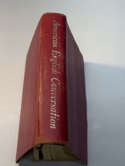 American English Conversation Hollywood Style Robert Bahk 1968 Korea HC Vintage Book
