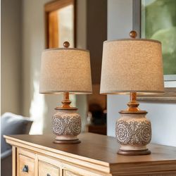 Pokat Vintage Table Lamps Set Of Two