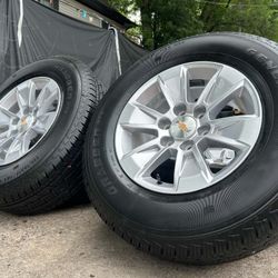 New Take Off Silverado 17 Inch Chevy Wheels And Tires 