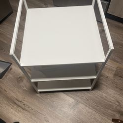 Ikea Metal Three Tier Shelf, Stackable With ikea Version. One Basket Included, Might Have Another Two Baskets Just Need To Find Them Im Storage
