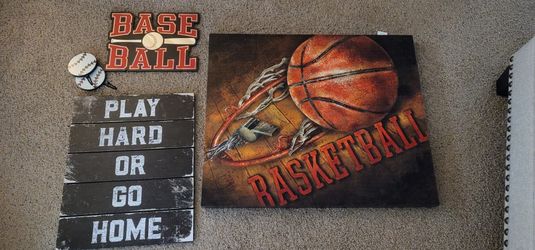 Sports Theme Wall Decor (Hobby Lobby)