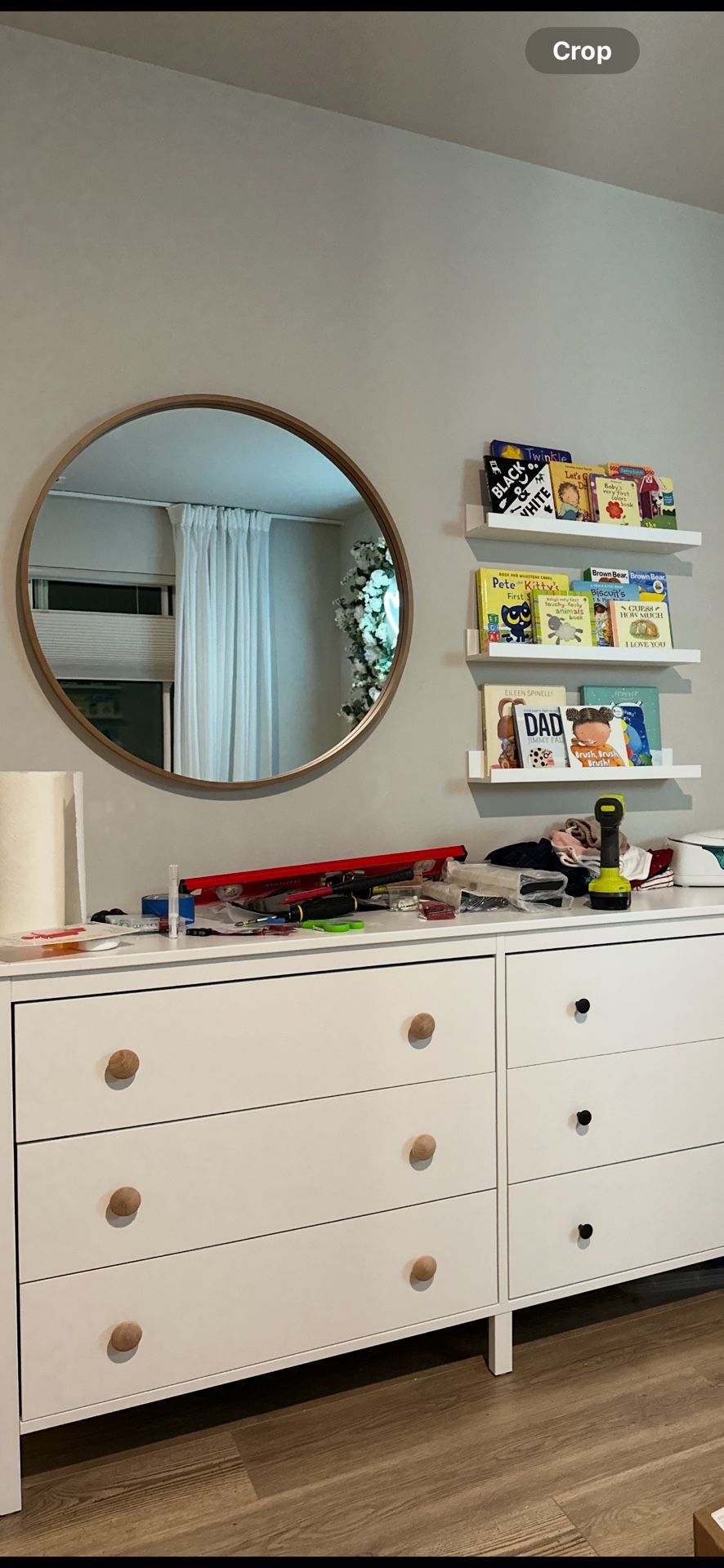 IKEA Floating Book Shelves