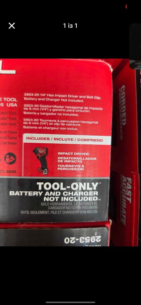 Milwaukee Impact M18 Fuel (Still In Box ) Brand New