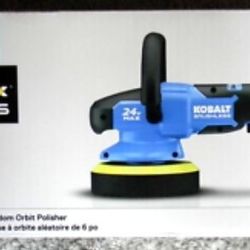 NEW KOBALT 24V Volt MAX Brushless 6" RANDOM ORBIT POLISHER KPO 124B-03