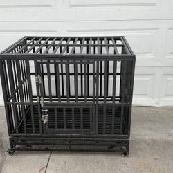 Large Dog Crate Cage Kennel Heavy Duty Large Dog 