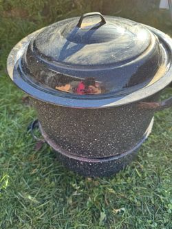 Large Steamer Camping Pots Clam