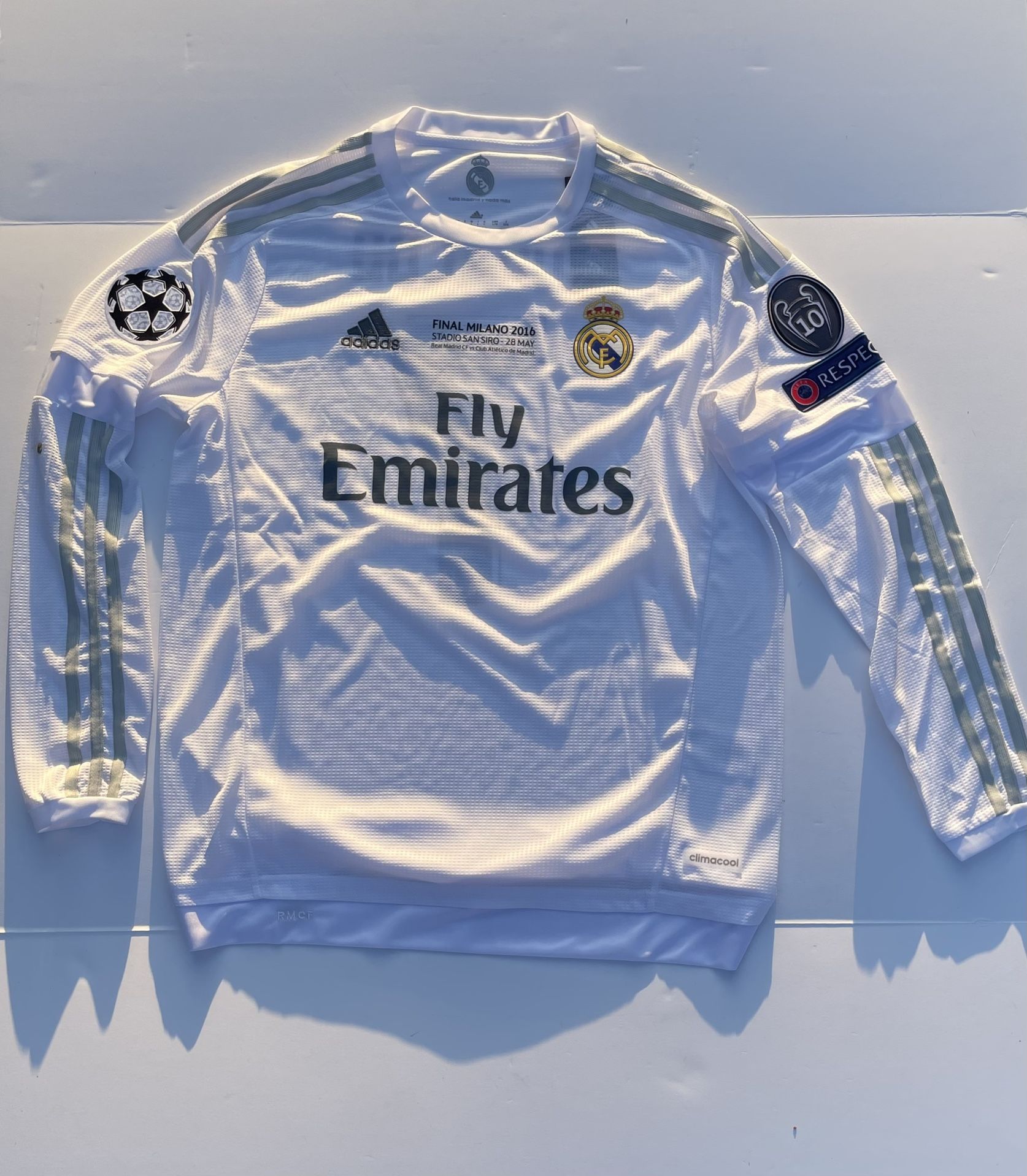 Real Madrid 2015-2016 UEFA Champions League Final No.7 Cristiano Ronaldo Jersey