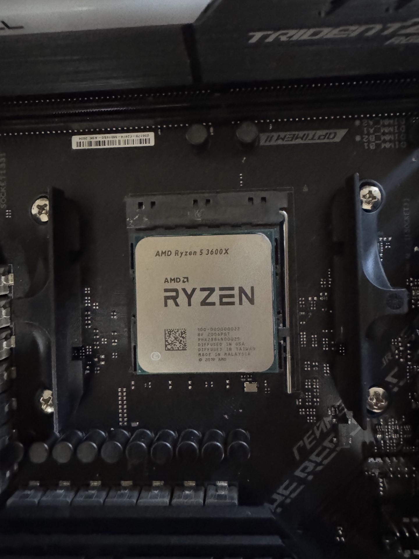 B550-F With Cpu And Ram