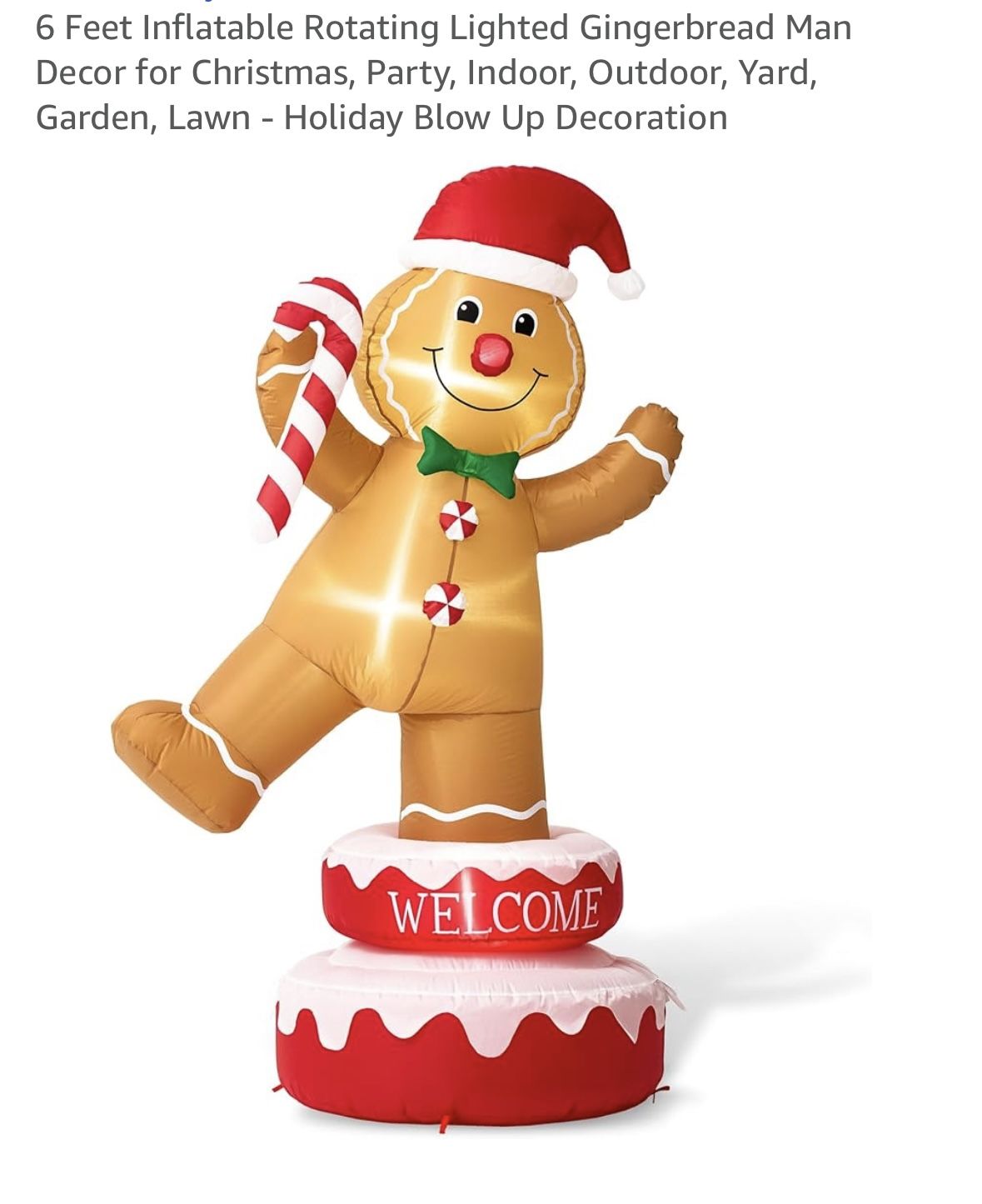 Rotating Gingerbread Man