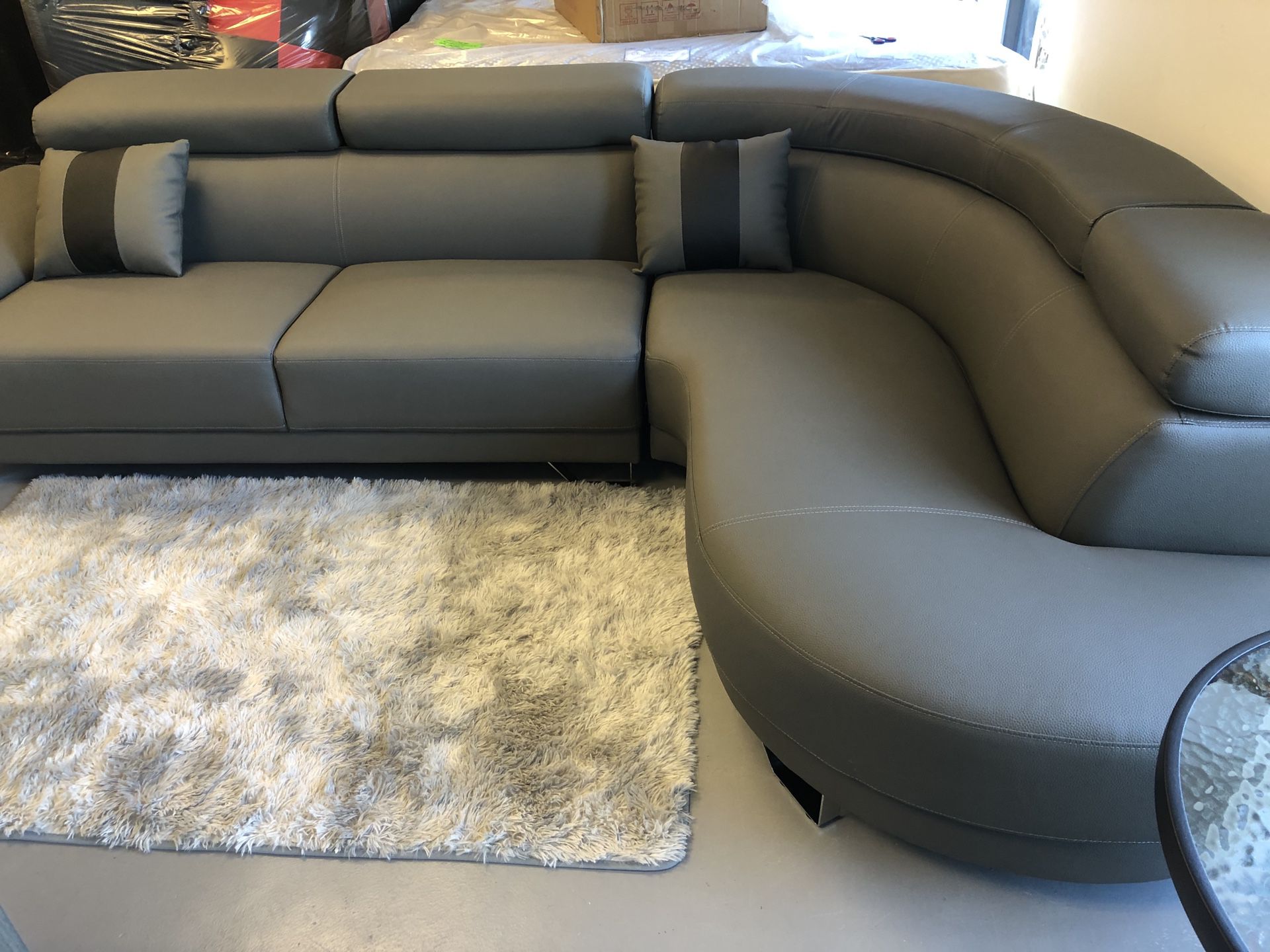 New Grey Sectional 🎉 we finance just $39 down payment 🎉