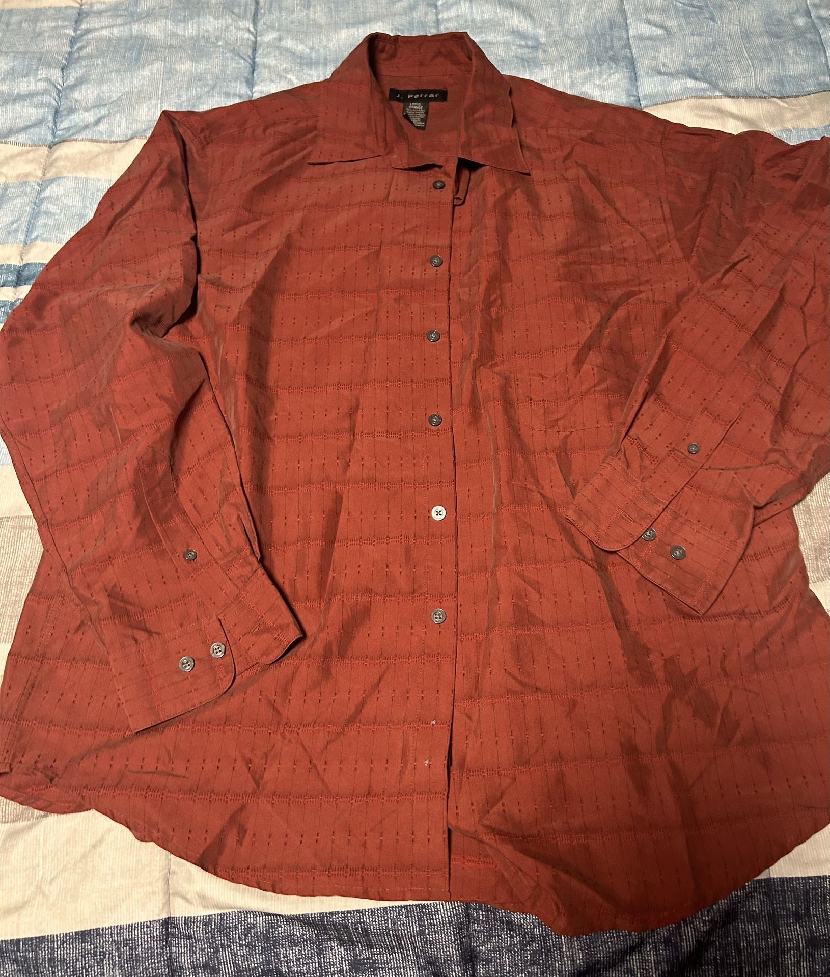 jf j.ferrar Brown Lightweight Shirt Jacket