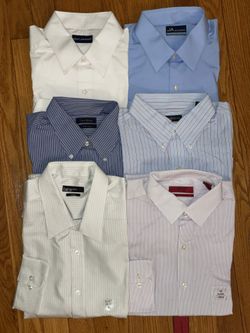 6 Brand New Men’s Dress Shirts With Tags