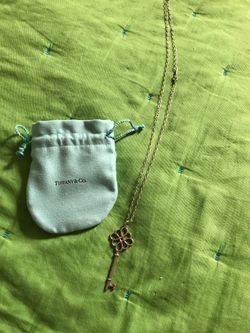 Authentic Tiffany & Co Lock Necklace