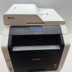 Brother MFC-9330CDW wireless digital color LED all-in-one printer designed for small offices, featuring fast printing up to 23 ppm (black/color), auto