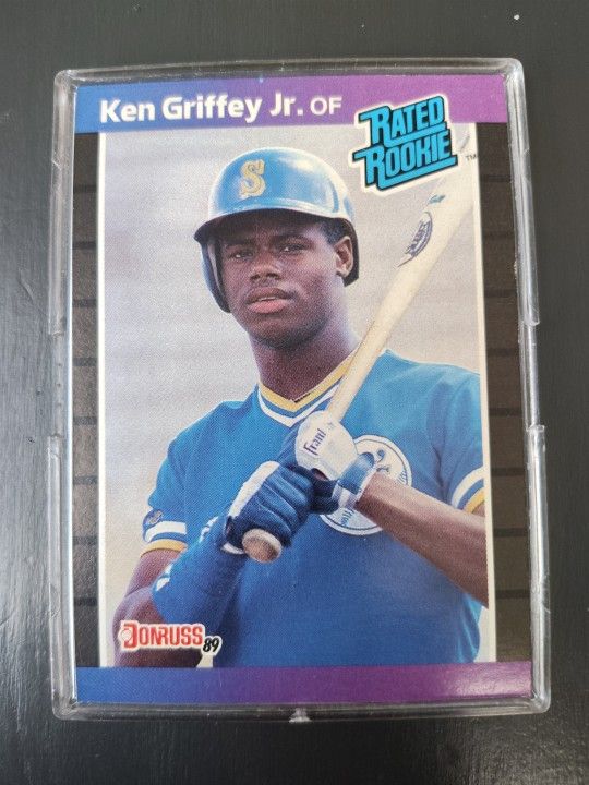 1989 Donruss Ken Griffey Jr . Rated Rookie #33 Multiple Errors 