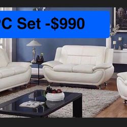 Brand New 3PC Sofa Loveseat Chair Set 