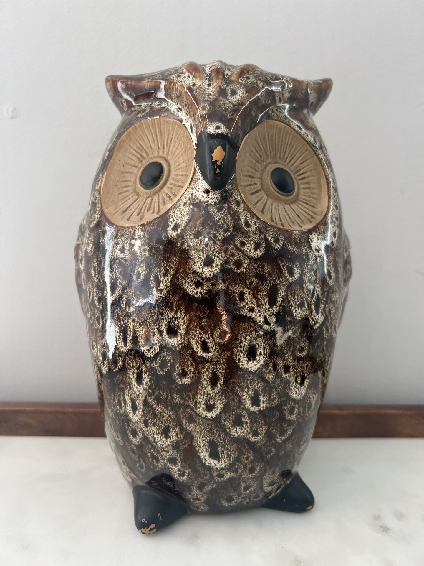 Elegant Expressions Ceramic Owl Vase