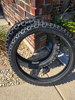 80/100/21 & 120/80/18 Irc Motorcycle Tire Set