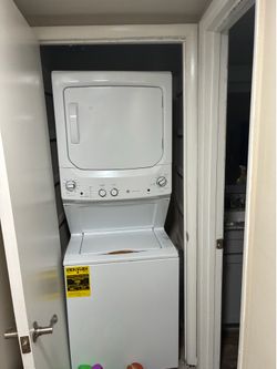 🔥 GE Stacked Washer & Dryer - $1,550 Retail - Only $700! Must Sell!