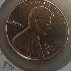 1992 D UNCIRCULATED, LINCOLN CENT 