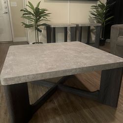 COFFEE TABLE & 2 END TABLES