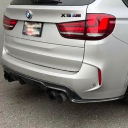 BMW F85 X5M F86 X6M 3D DESIGN REAL CARBON FIBER DIFFUSER
