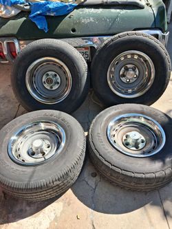 15"rally wheels 5x5 chevy gmc c10 obs 15x10 American racing Eagle alloy