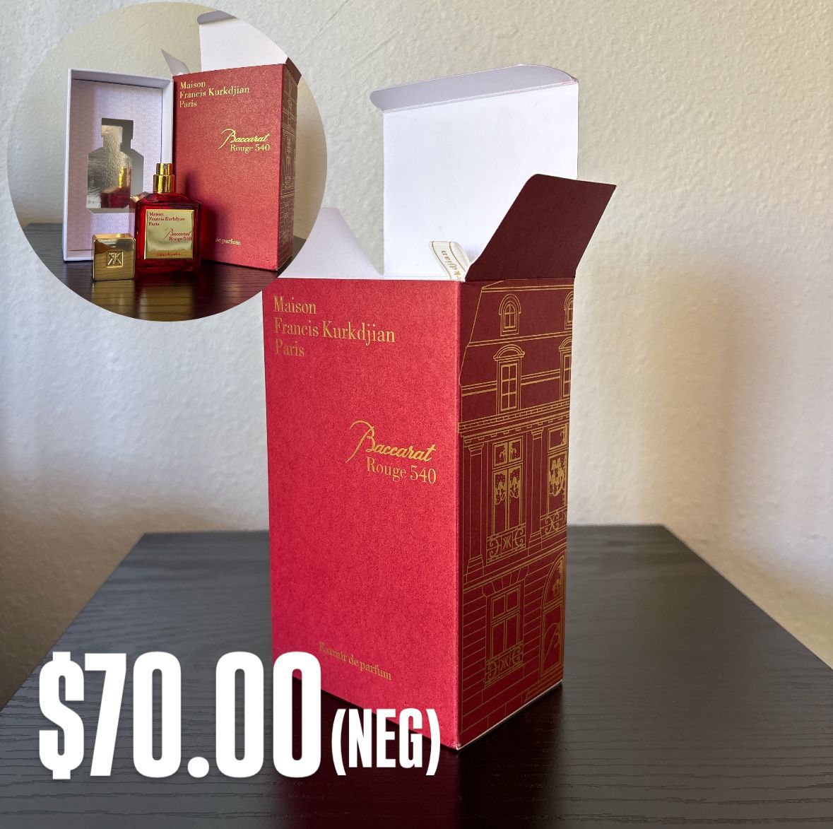 70ML Baccarat Rouge 540