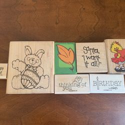 Mixed lot of holiday, Birthday Stampin Up Crafts Stamps Quantity 7 More Listings Posted