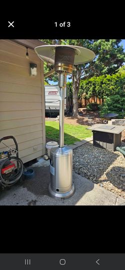 Hampton Bay
48000 BTU Stainless Steel Propane Standing Patio Heater