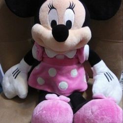 MINI MOUSE 18" PLUSH from The DISNEY STORE- Excellent Condition 