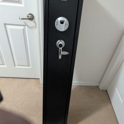 Barska Biometric Quick-Access Rifle Safe / Security Cabinet (Factory Reset)