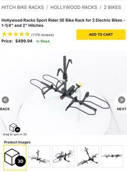 Electric Bike Hollywood Sports Rack